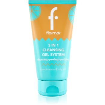 flormar Combination & Oily Skin 3in1 Cleansing Gel gel de curatare 3 in 1 pentru ten gras și mixt - imagine 2